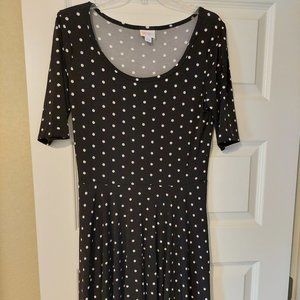 EUC LuLaRoe Polka Dot Nicole